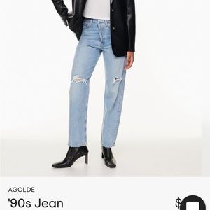 Agolde 90s (SIZE 22) Jean captured